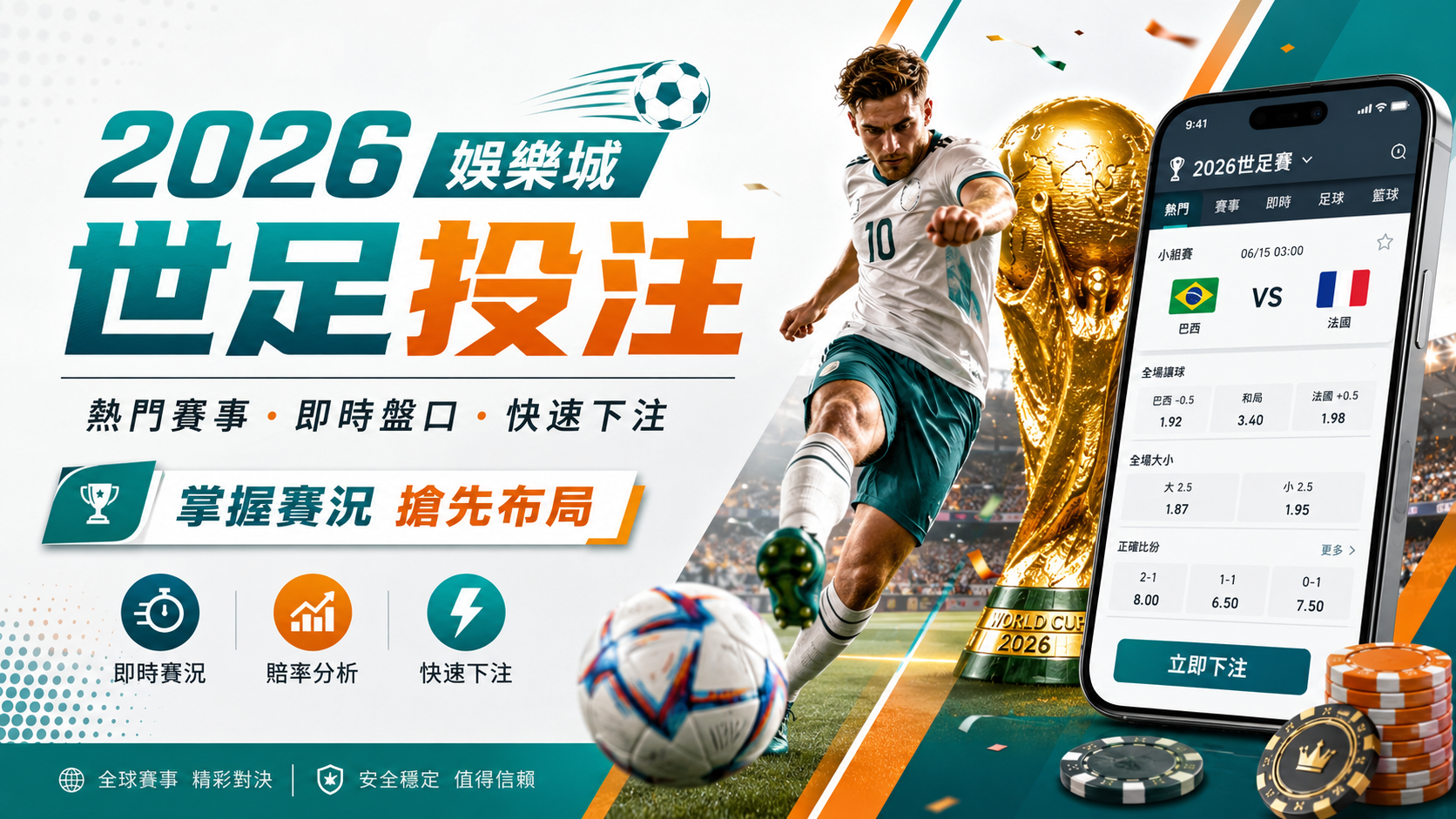 2026娛樂城世足投注